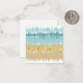 Beach wave ノートカード (正面/裏面インサイチュ)