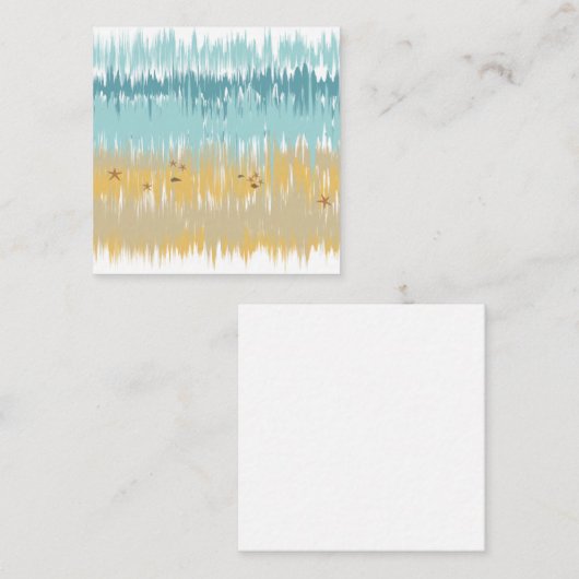 Beach wave ノートカード (正面/裏面)