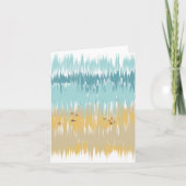 Beach wave ノートカード (正面)