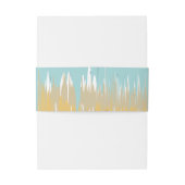 Beach wave 招待状ベリーバンド (裏面例)