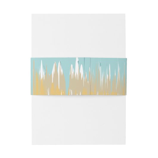 Beach wave 招待状ベリーバンド (裏面例)