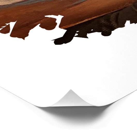 Beach Waves Blue  ポスター (コーナー)