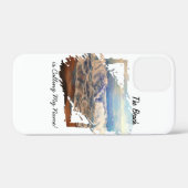Beach Waves Blue Personalize Case-Mate iPhoneケース (裏面 (横))