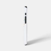 Beach Waves Blue Personalize iPhoneケース (左側面)