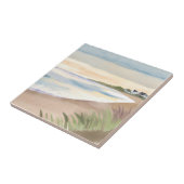 Beach Waves | Coastal Ocean Watercolor タイル (側面)