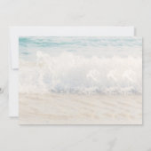 Beach Wedding Seaside/Oceanside Thank You Card サンキューカード (裏面)