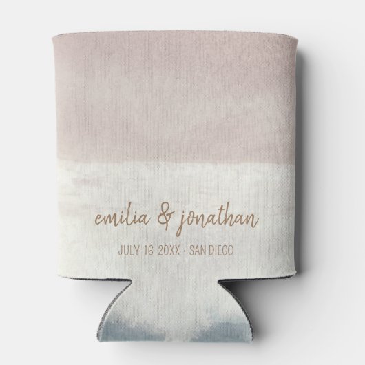 Beach Wedding Seaside/Oceanside Wedding 缶クーラー (裏面)