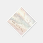 Beach Wedding | Seaside Wedding スタンダードカクテルナプキン (角)