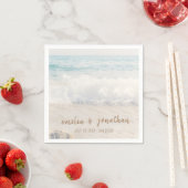 Beach Wedding | Seaside Wedding スタンダードカクテルナプキン (インサイチュ)