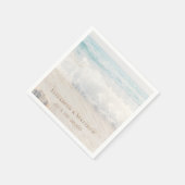 Beach Wedding | Seaside Wedding スタンダードカクテルナプキン (角)