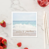 Beach Wedding | Seaside Wedding スタンダードカクテルナプキン (インサイチュ)