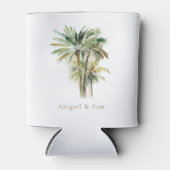 Beach Wedding Tropical Reception Favor 缶クーラー (正面)