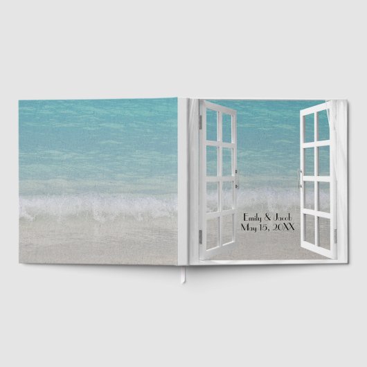 Beach Window with Ocean Surf  ゲストブック (全面)