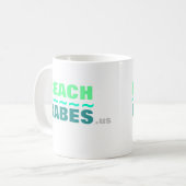 BEACHBABES.us mug コーヒーマグカップ (正面左)