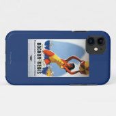 Beachballイギリスの鉄道の女の子およびポスター Case-Mate iPhoneケース (裏面(横))