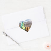 Beachcomber Baby Sea Pony at the Beach ハートシール (封筒)