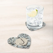 Beachcomber Shell Monogram Look ペーパーコースター (インサイチュ)