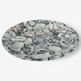 Beachcomber Shells Pattern Look ペーパープレート