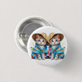 Beachcombers 缶バッジ (正面&裏面)