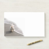 Beachcombing Westie写真10x6ポストイットノート ポストイット (デスク)