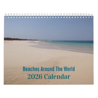 Beaches Around The World 2026 Calendar カレンダー