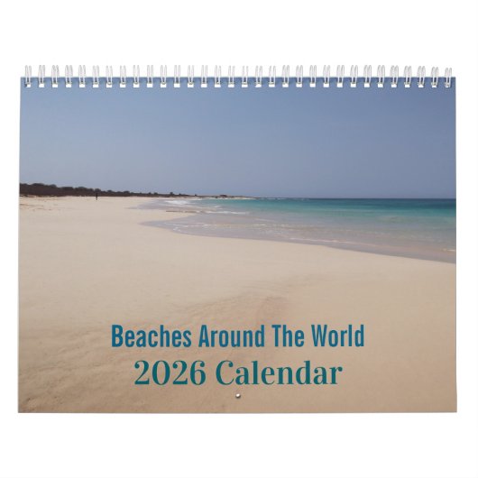 Beaches Around The World 2026 Calendar カレンダー (カバー)