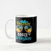 Beaches booze besties girls trip 2026 florida コーヒーマグカップ (左)