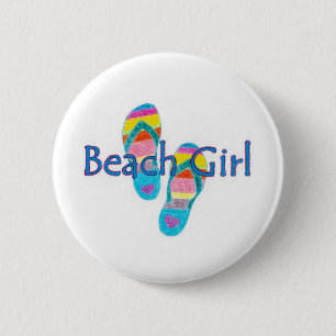 beachgirl 缶バッジ