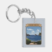 BeachHouse (カスタマイズ可能) キーホルダー (正面左)