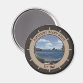 BeachHouse （カスタマイズ可能） マグネット (正面/裏面)