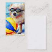 Beachin (ポメラニア犬)の名刺 名刺 (正面/裏面)