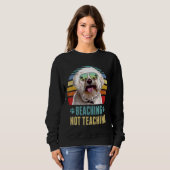 Beaching Not 教え's Bichons Frise Dog Summer スウェットシャツ (正面フル)