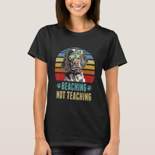Beaching Not 教え's English Setter Dog Summer Tシャツ
