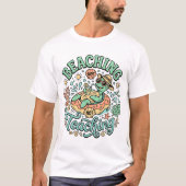 Beaching Not Teaching | Cute Sea Turtle Summer Bre Tシャツ (正面)