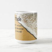 "Beachitude" Definition コーヒーマグカップ (中央)