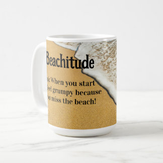 "Beachitude" Definition コーヒーマグカップ