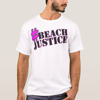 #BEACHJUSTICE恥知らずなTVのワイシャツ Tシャツ