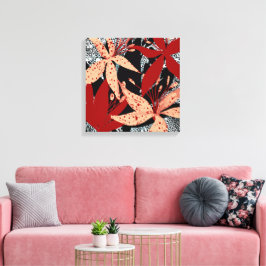 Beachside Designsによる「The Crimson Canopyアートプリント」 キャンバスプリント