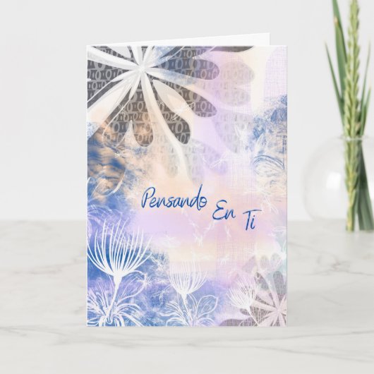 Beachside Designsの「Pensando en Ti」 カード (正面)
