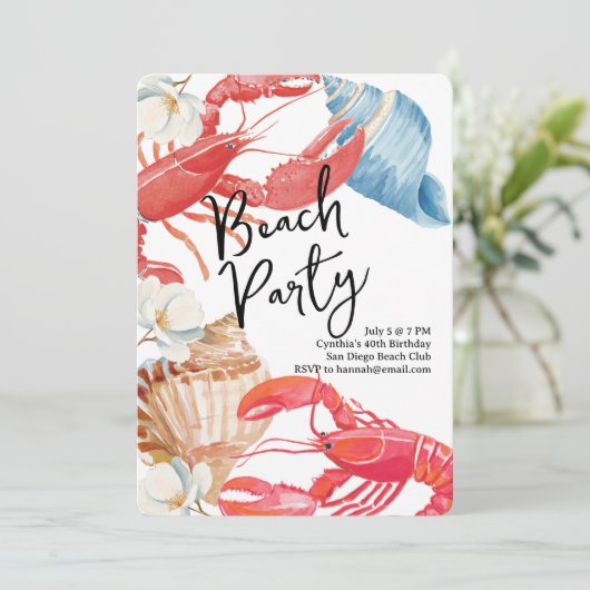 Beachside Party 招待状 (スタンド正面)