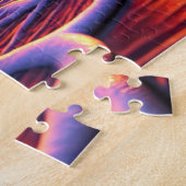 Beachside Romance Couple Sunset Walk By the Sea ジグソーパズル (側面)