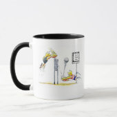 Beachvolleyball Tasse マグカップ (左)