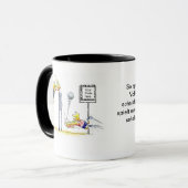 Beachvolleyball Tasse マグカップ (正面左)