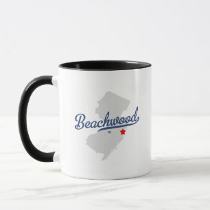 BeachwoodニュージャージーNJのワイシャツ マグカップ
