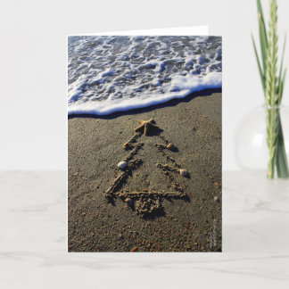 Beachwriteのクリスマスツリー シーズンカード