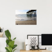 Beachwriteの世界は毎朝新しい ポスター (ホームオフィス)