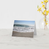 Beachwrite'sSerenityの祈りの言葉カード カード (黄色い花)