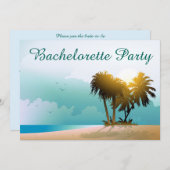 Beachyイラストレーション 招待状 (正面/裏面)