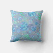 Beachyテーマの装飾用クッション20" x20 " クッション (裏面)