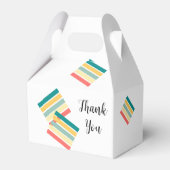 Beachy赤ちゃんシャワーお願いギフトボックスを取得 フェイバーボックス (裏面サイド)